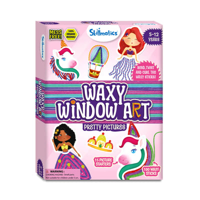 Waxy Window Art: Pretty Pictures | Mess-Free Art for Kids (ages 5-12)