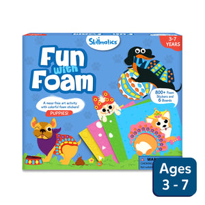Fun with Foam: Puppies | 3D Sticker Activity (ages 3-7)