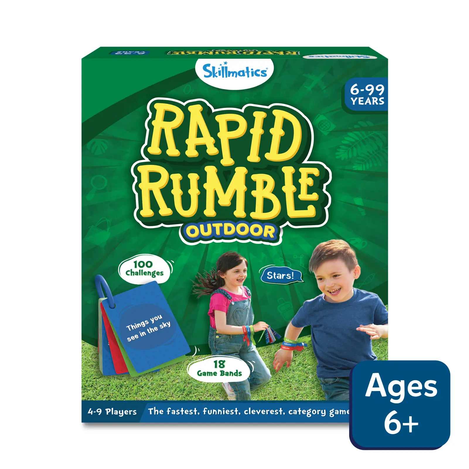 Rapid Rumble Outdoor | Educational & Clever Category Game of Tag (ages 6+)
