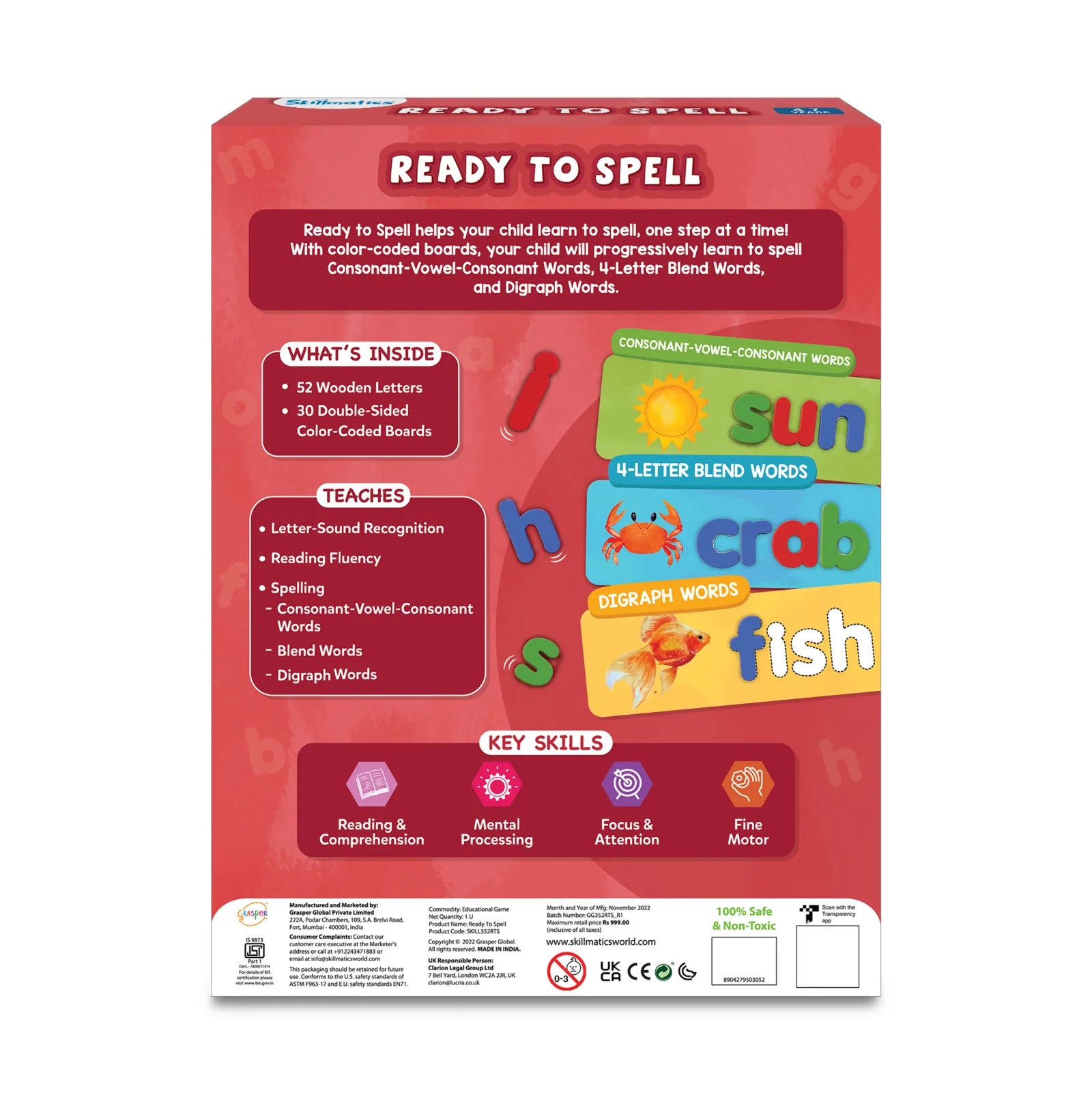 Ready To Spell | Learning Activities (ages 4-7)