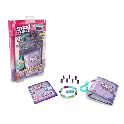 The Original Wearable Shareable Sticker Bracelet + Collection Book (Series 2)
