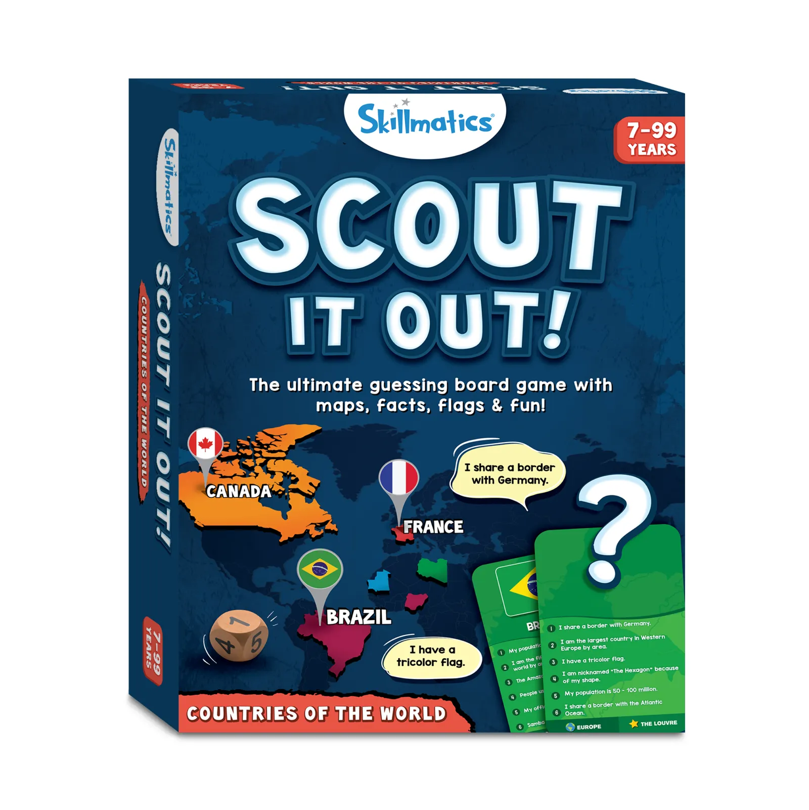 Scout it Out: Countries of The World | Trivia Board Game (ages 7+)