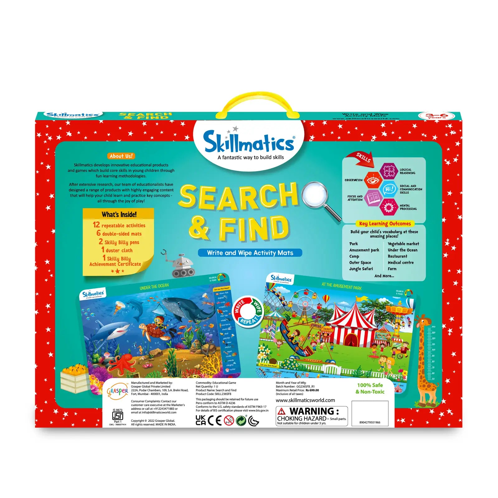 Search & Find | Reusable Activity Mats (ages 3-6)