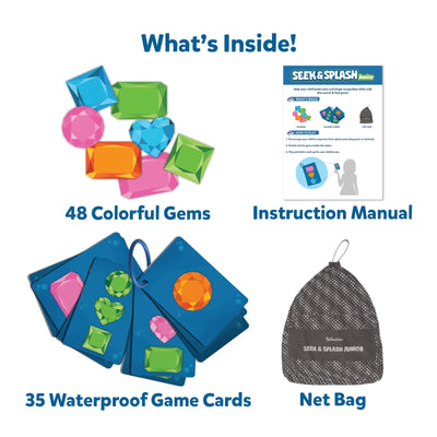 Seek & Splash Junior | Bath time Search and Find Game (ages 3-6)