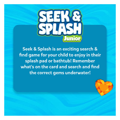 Seek & Splash Junior | Bath time Search and Find Game (ages 3-6)
