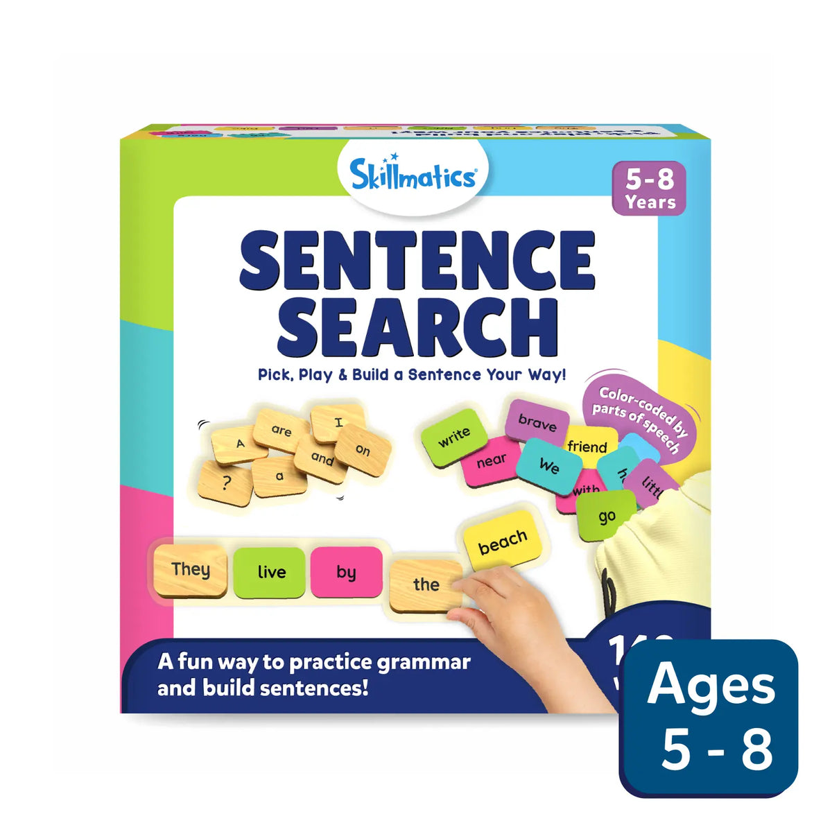 Sentence Play Skillmatics Sentence Building Activity Game (Ages 5-8) - Multicolour ...