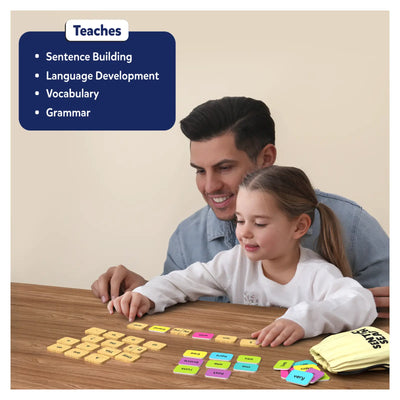 Educational game for learning English in Sentence Search Sentence Building Activity for ages 5-8