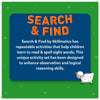 Educational game for children to learn reading and spelling on Search & Find Sight Words Mats