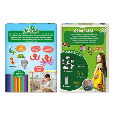 Mess-Free Animal Art Bundle (ages 4-10)