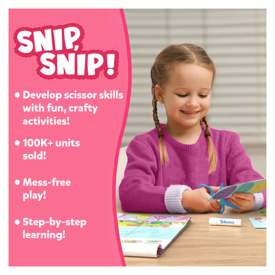 Snip Snip: Unicorns & Princesses | Art & Craft Activity Kit (ages 3-7)