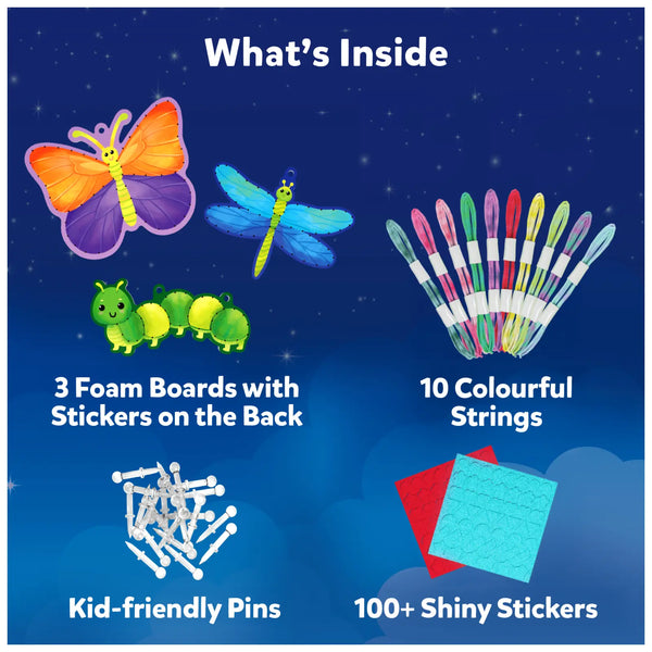 Super Strings: Bugs & Butterflies | Mess-Free String Art (ages 6-12)