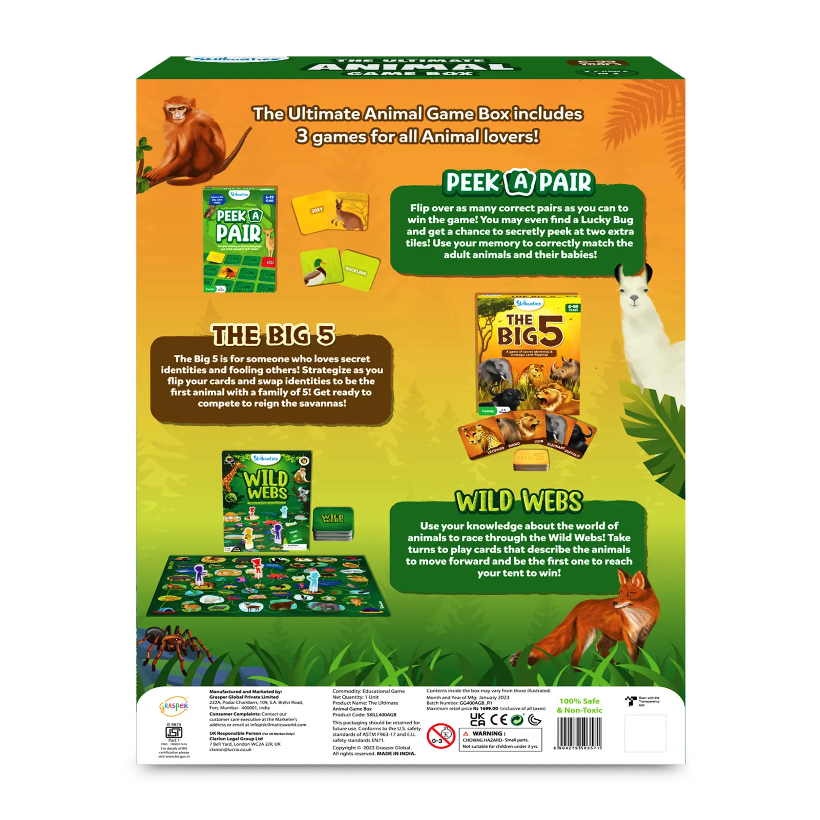 The Ultimate Animal Game Box | Family Friendly Games (ages 6+)