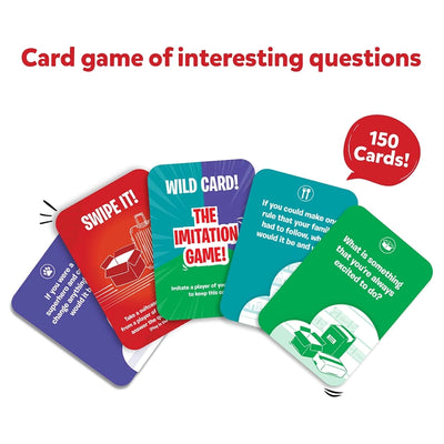 Colorful playing cards for interesting questions from the Think Connect & Create Bundle for ages 4+