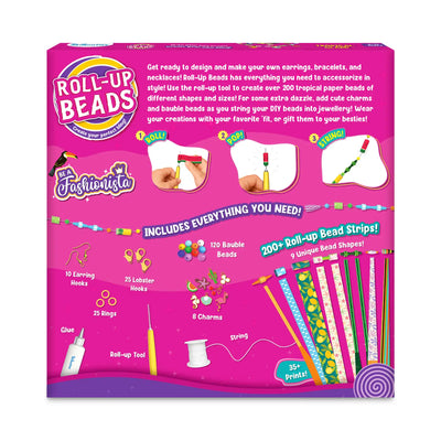 Roll-Up Beads: Tropical Glam | DIY Activity Set (ages 6-13)