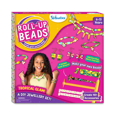 Roll-Up Beads: Tropical Glam | DIY Activity Set (ages 6-13)