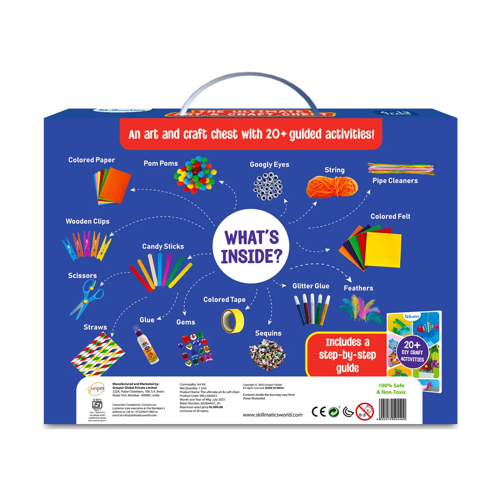 Ultimate Art & Craft Activity Chest | DIY Activity Set (ages 6-13)