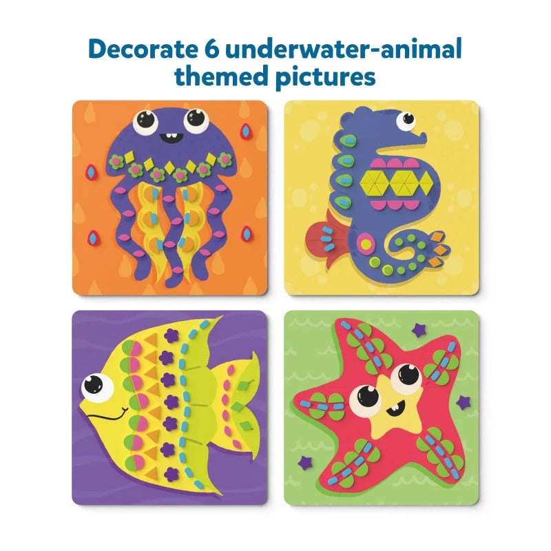 Fun with Foam: Under the Ocean | No Mess Sticker Art (ages 3-7)