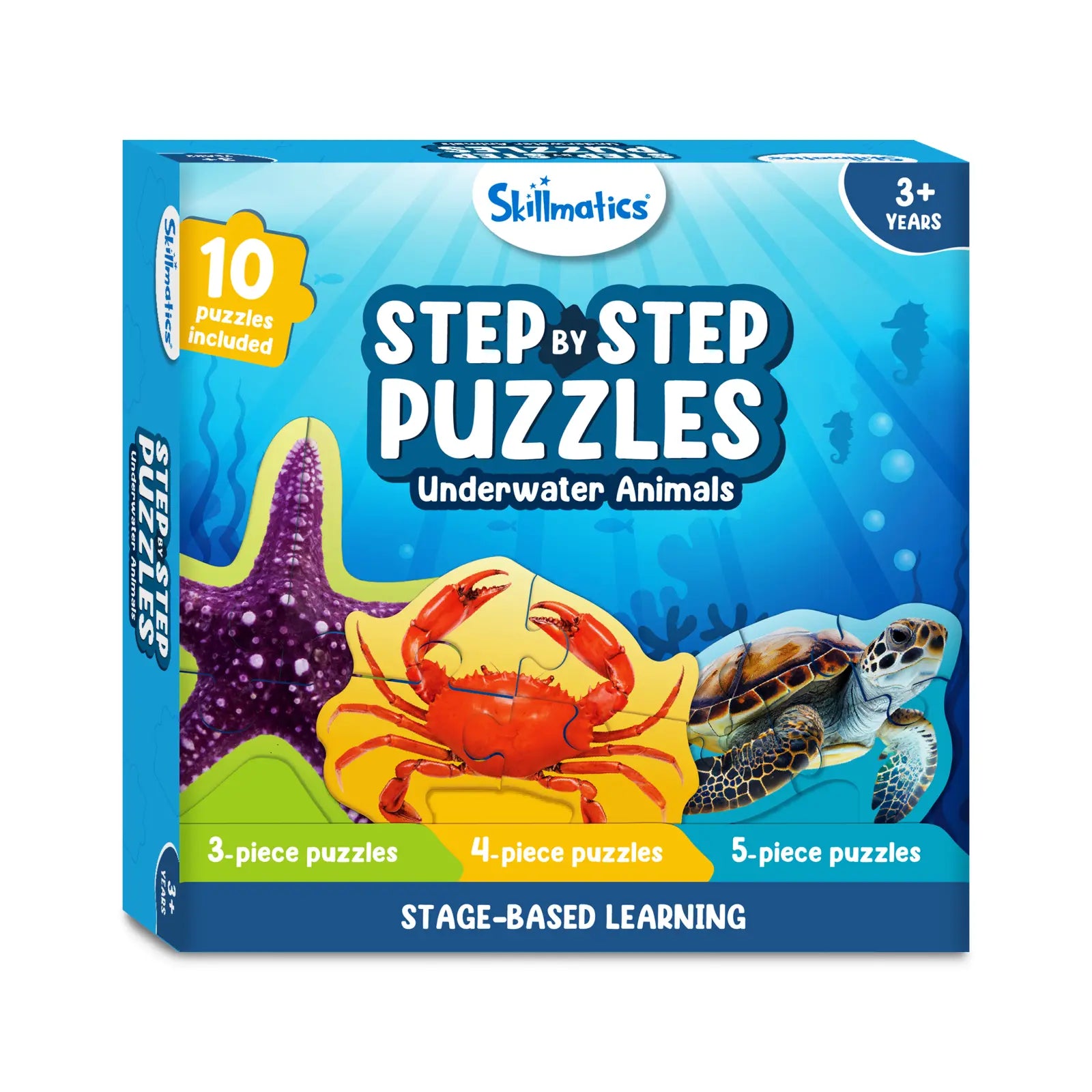 Step By Step Puzzle: Underwater Animals (ages 3+)