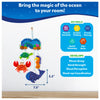 Ocean-themed mobile craft kit with sea creatures promoting creativity for kids ages 4-9