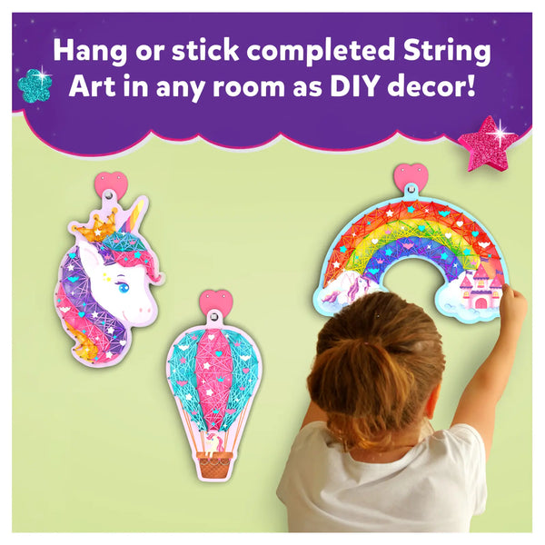 Super Strings: Unicorn Magic | Mess-Free String Art (ages 6-12)