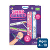 Craft kit for designing unicorn and princess themed snap bracelets for kids ages 4-10