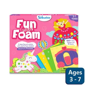 Fun with Foam: Unicorn & Princesses | 3D Sticker Activity (ages 3-7)