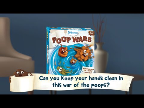 Poop Wars Card Game | Fun & Fast-paced Game of Strategy (ages 6+)