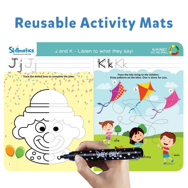 Alphabet Big & Small | Reusable Activity Mats (ages 3-6)