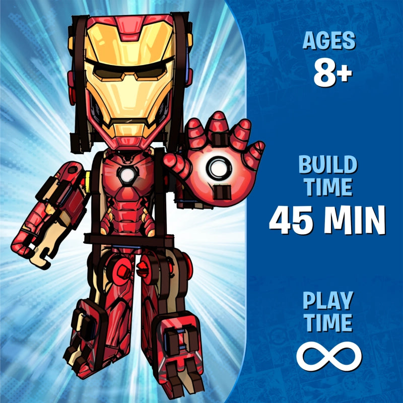 Buildables Iron Man | STEM construction toys (ages 8+)