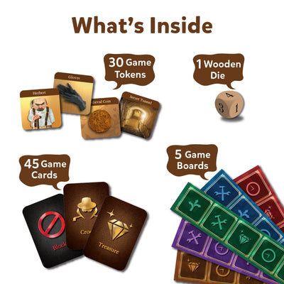 🎁 Catch The Crook | Strategy & mystery board game (ages 8+)- Free Gift
