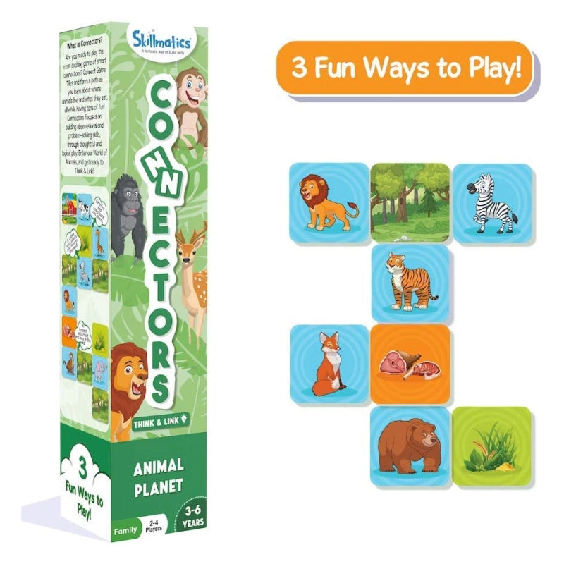 Connectors Animal Planet | Domino & Tile Game (ages 3-6)