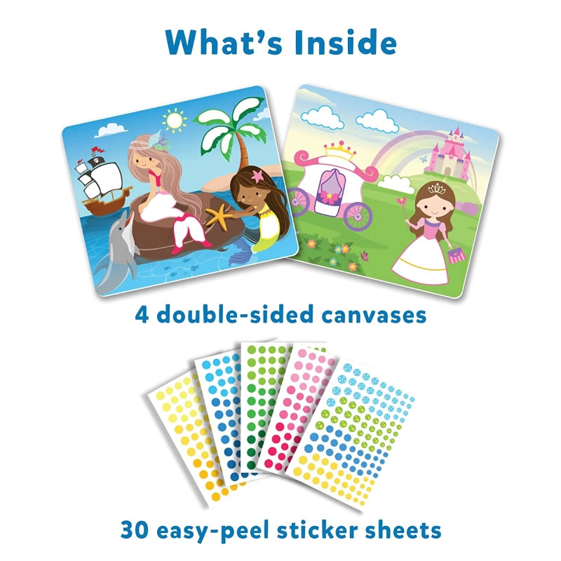 Dot it! - Unicorns & Princesses | No mess sticker art (ages 3-7)