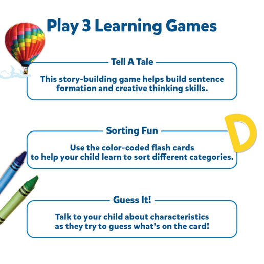 Flash Cards for toddlers: Letters & First 100 Words (ages 1-4)