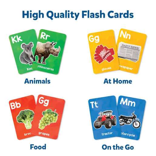 Flash Cards for toddlers: Letters & First 100 Words (ages 1-4)