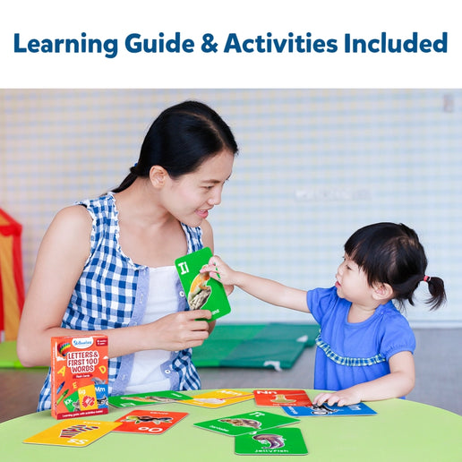 Flash Cards for toddlers: Letters & First 100 Words (ages 1-4)