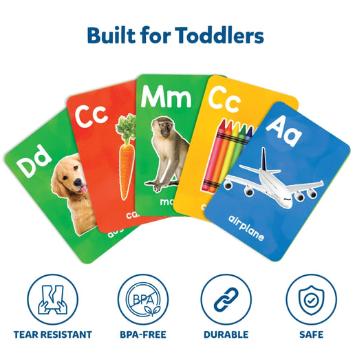 Flash Cards for toddlers: Letters & First 100 Words (ages 1-4)
