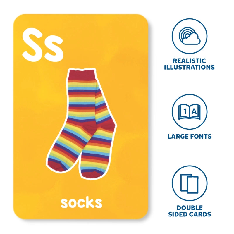 Flash Cards for toddlers: Letters & First 100 Words (ages 1-4)