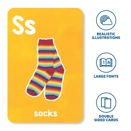 Flash Cards for toddlers: Letters & First 100 Words (ages 1-4)