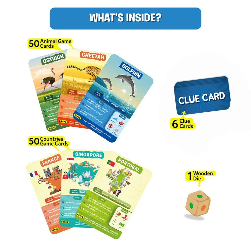Guess in 10 Combo: Animal Planet + Countries of the World (ages 6+)