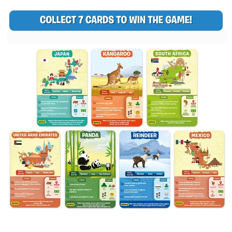 Guess in 10 Combo: Animal Planet + Countries of the World (ages 6+)