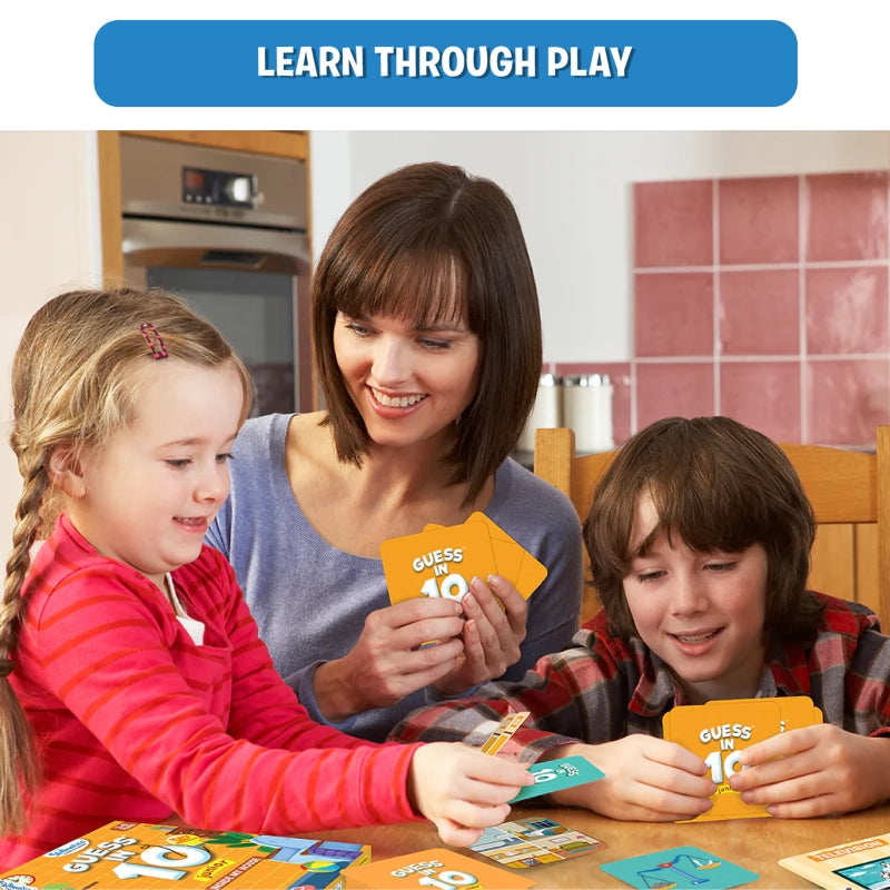 Guess in 10 Junior: Inside My House | Trivia card game (ages 3-6)