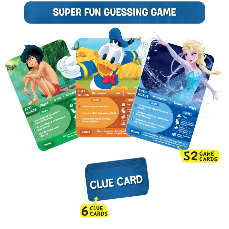 Guess in 10 Disney Trivia card game ages 6 Skillmatics
