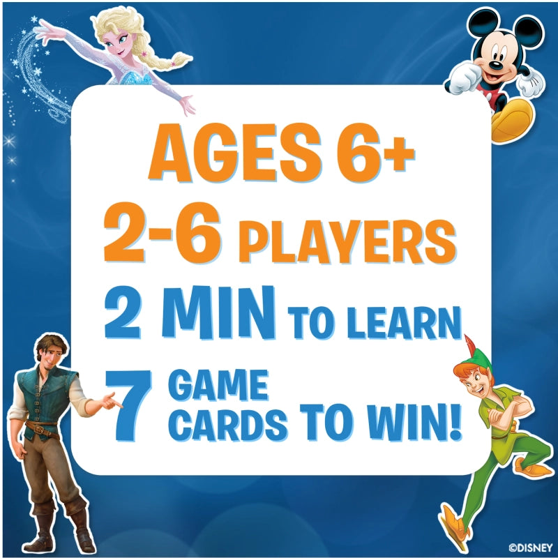 Guess in 10 Disney Trivia card game ages 6 Skillmatics