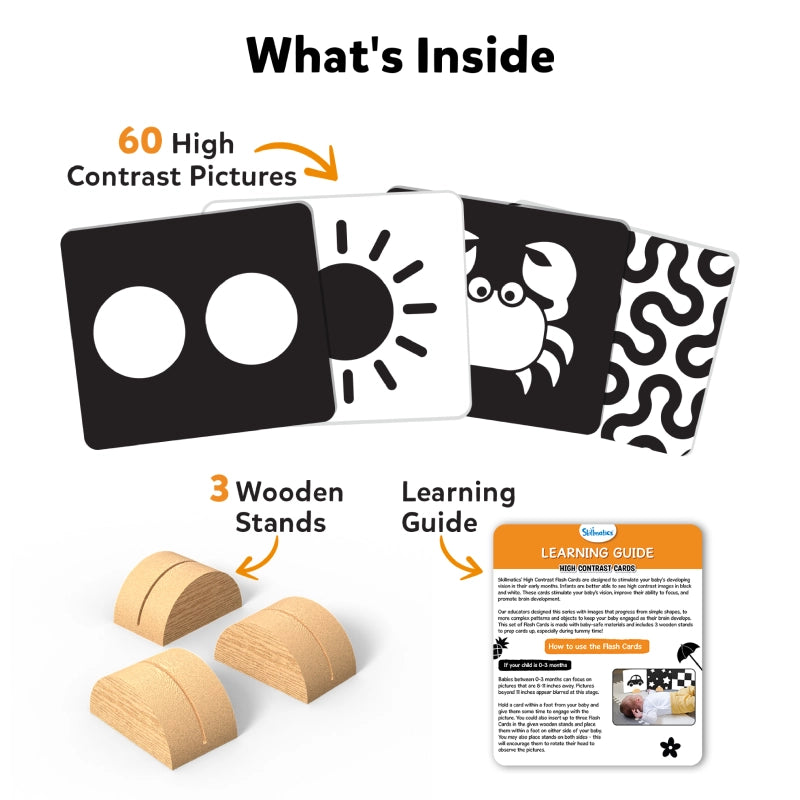 High Contrast Flash Cards for Infants (0-12 months)