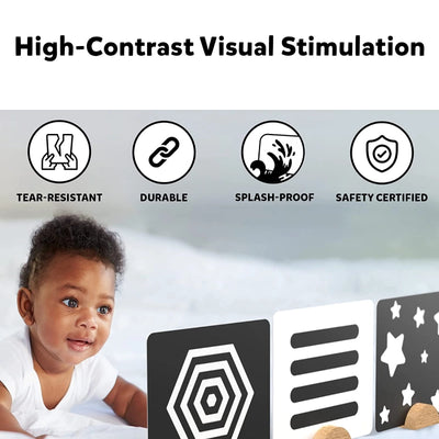 Visual Stimulation Flashcards for Babies