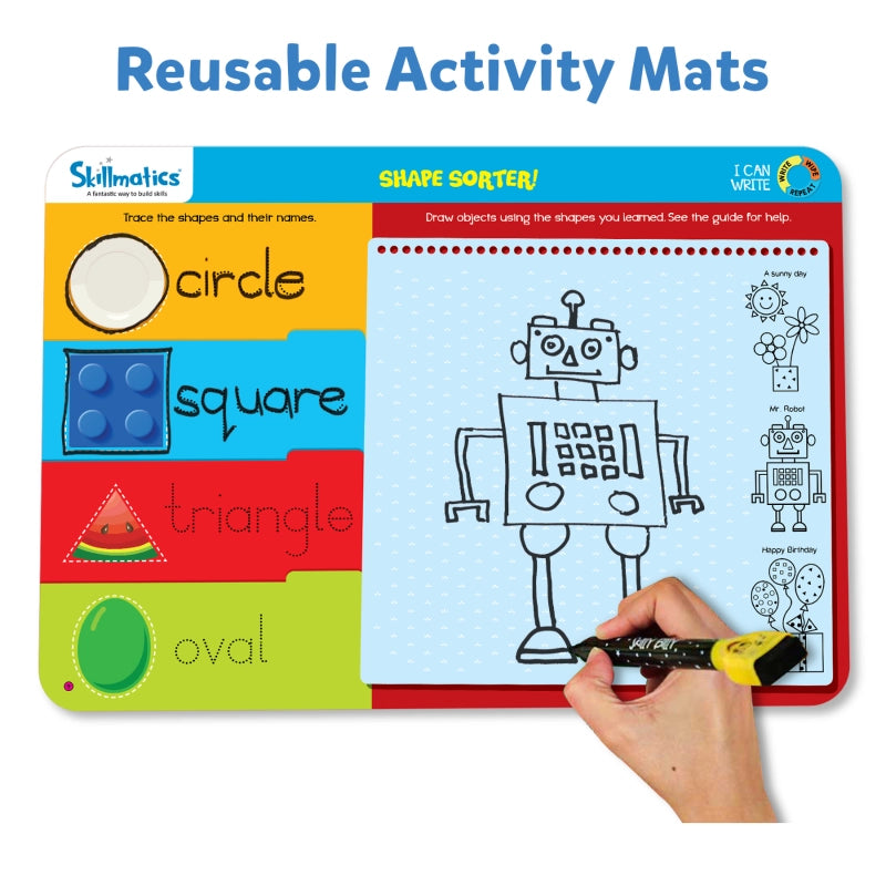 I Can Write | Reusable Activity Mats (ages 3-6)