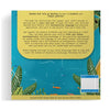 Back cover of Mambo & Toto go Boating! children’s book with aquatic scene and educational content