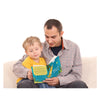 Father and child reading a storybook from Mambo & Toto go Boating! Fun Learning Series