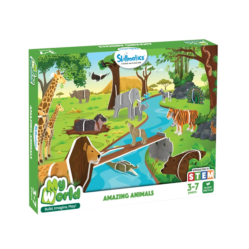 My World: Amazing Animals | STEM Building Toy (ages 3-7)