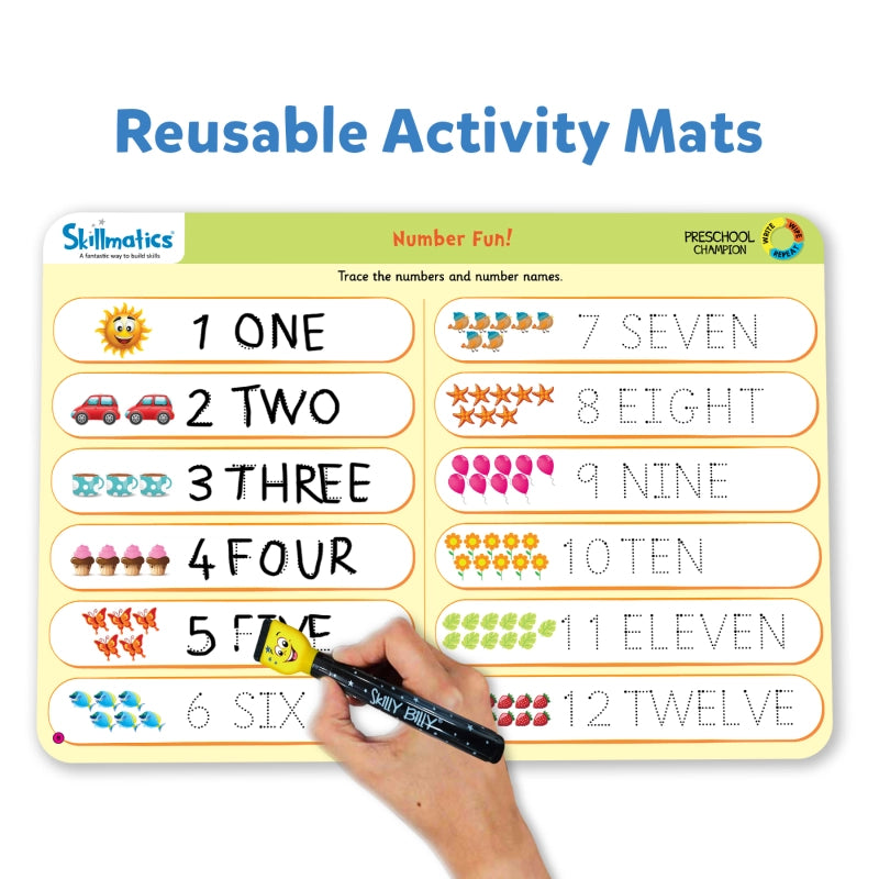 Preschool Champion | Reusable Activity Mats (ages 3-6)